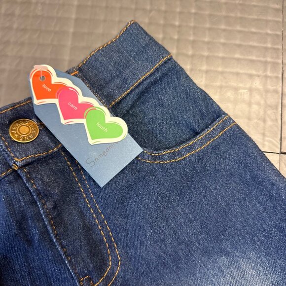 SAMGAMI BABY NEW RUFFLE FLARE JEANS 12-18 MONTHS - Picture 2 of 9